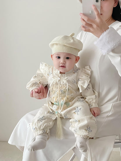 Flowerets - Cheongsam Style Baby Onesies for Girls