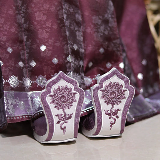 Rapunzel - Traditional Hanfu Shoes with Pointed Upturned Toe