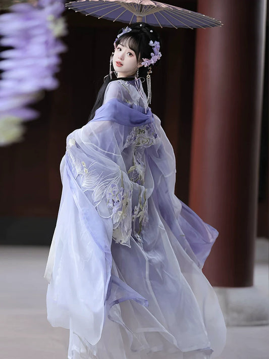 Fanghua - Tang Dynasty Style Hanfu Dress Heziqun