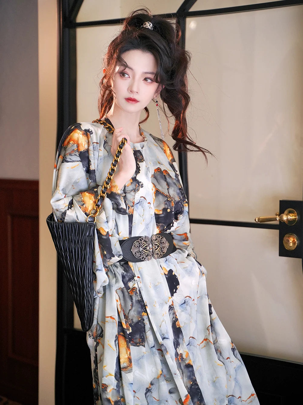 Tang Dynasty Hanfu Robe - Midsummer 盛夏 (Preorder)