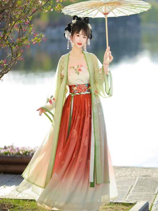 Gardenia - Song Dynasty Style Qiyao Ruqun Hanfu