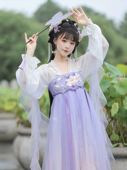 Peach Fairy 桃仙子 - Tang Dynasty Style Qixiong Ruqun