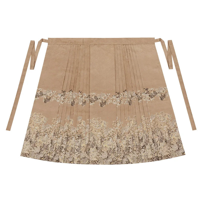 Ming Dynasty Hanfu, Aoqun, Modern, Butterfly Seeking Wind 蝶寻风序 (Preorder)