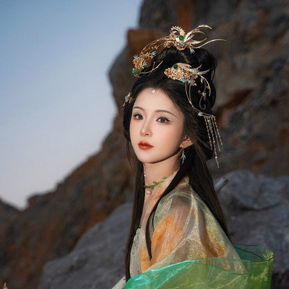 Hanfu Hair Accessories Set: Pear Blossom