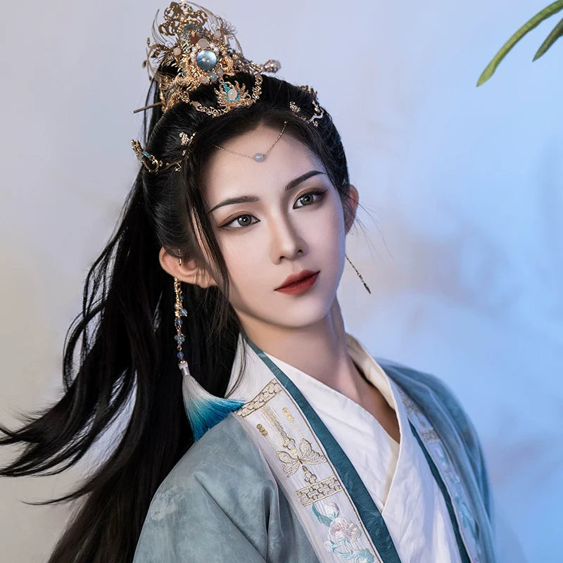 Hanfu Hair Accessories Set: Linjiang Fairy