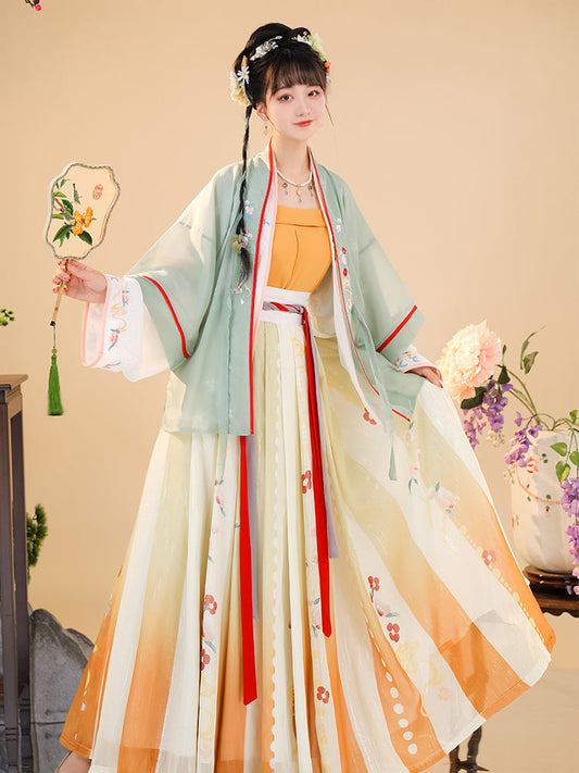 Ling Chunyu 灵椿雨 - Song Dynasty Style Qiyao Ruqun Hanfu