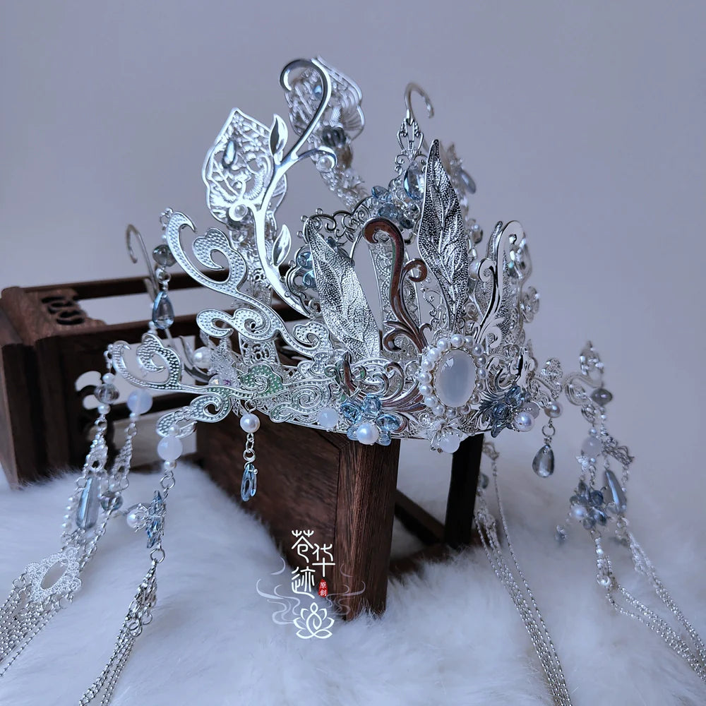 Mirror Fairy - Unisex Hanfu Hair Crown (Preorder)