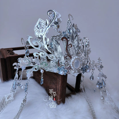 Mirror Fairy - Unisex Hanfu Hair Crown (Preorder)