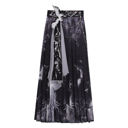 Crane Feather 鹤羽 - Dunhuang Inspired New Chinese Style Outfit