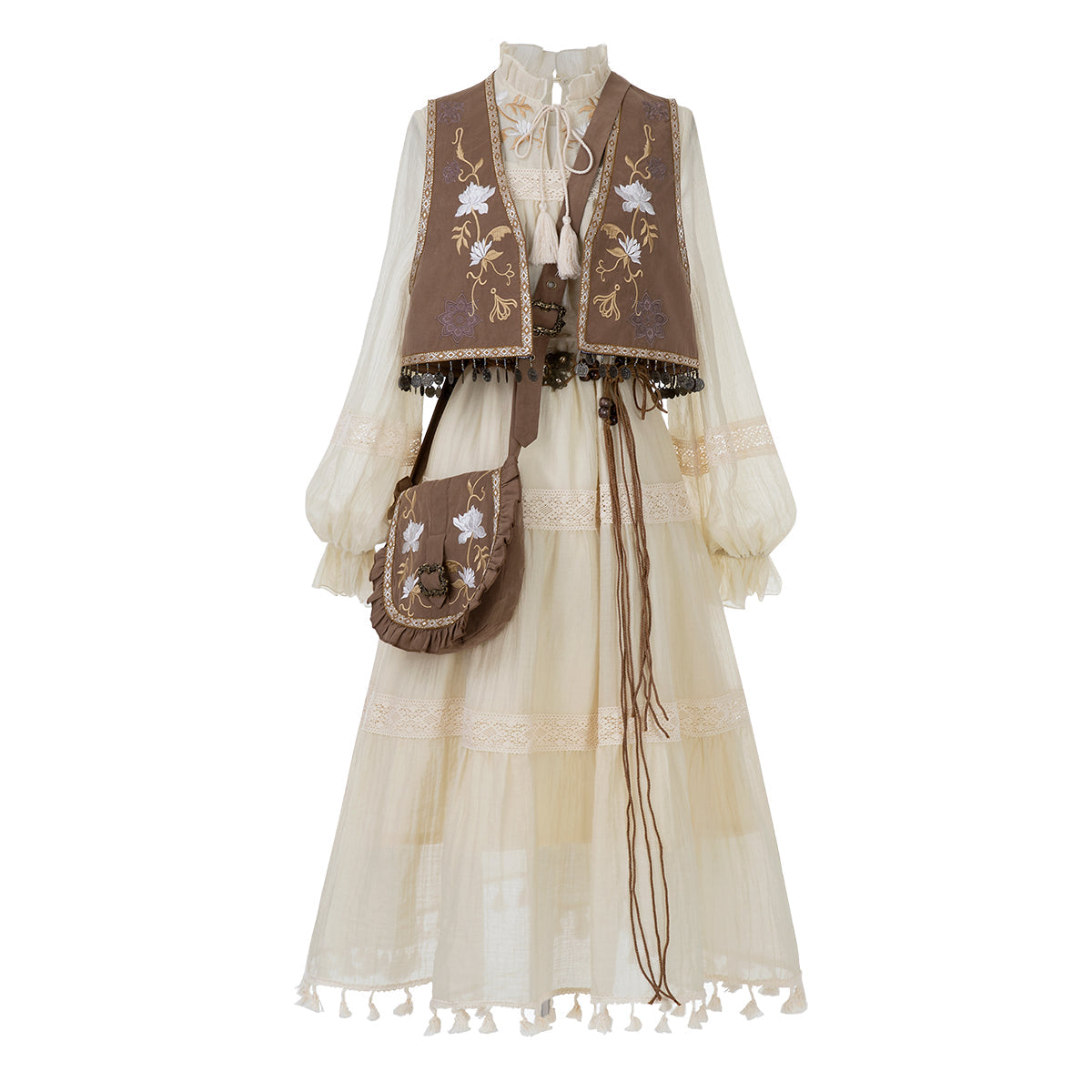 Fengyin Desert  风吟沙漠 - New Chinese Style Modern Hanfu Dress