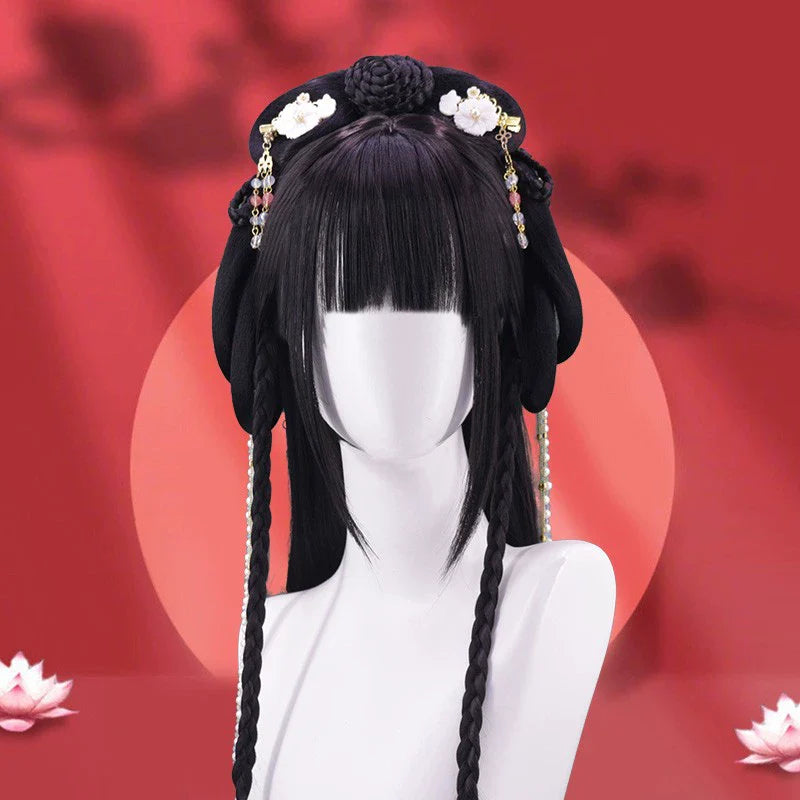 Purple Grace - Chinese Style Hair Wig for Hanfu