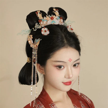Hanfu Hair Accessories Set: Little Rabbit Fairy