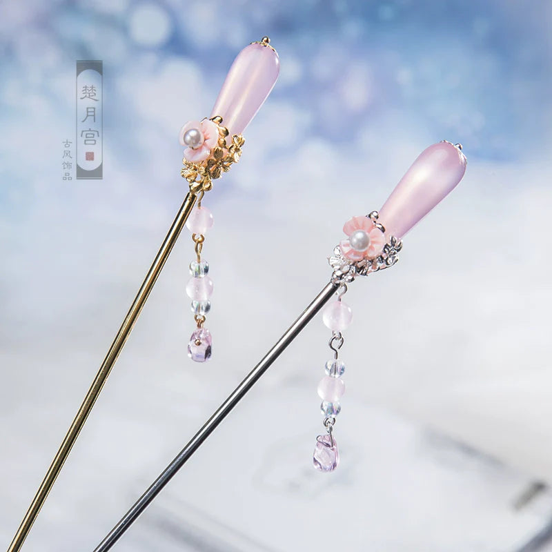 Long Tassels Hair Stick: Shine