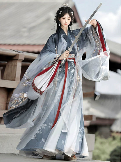 Dream Walking 踏梦行 - Wei Jin Chivalry Style Qiyao Ruqun (Preorder)