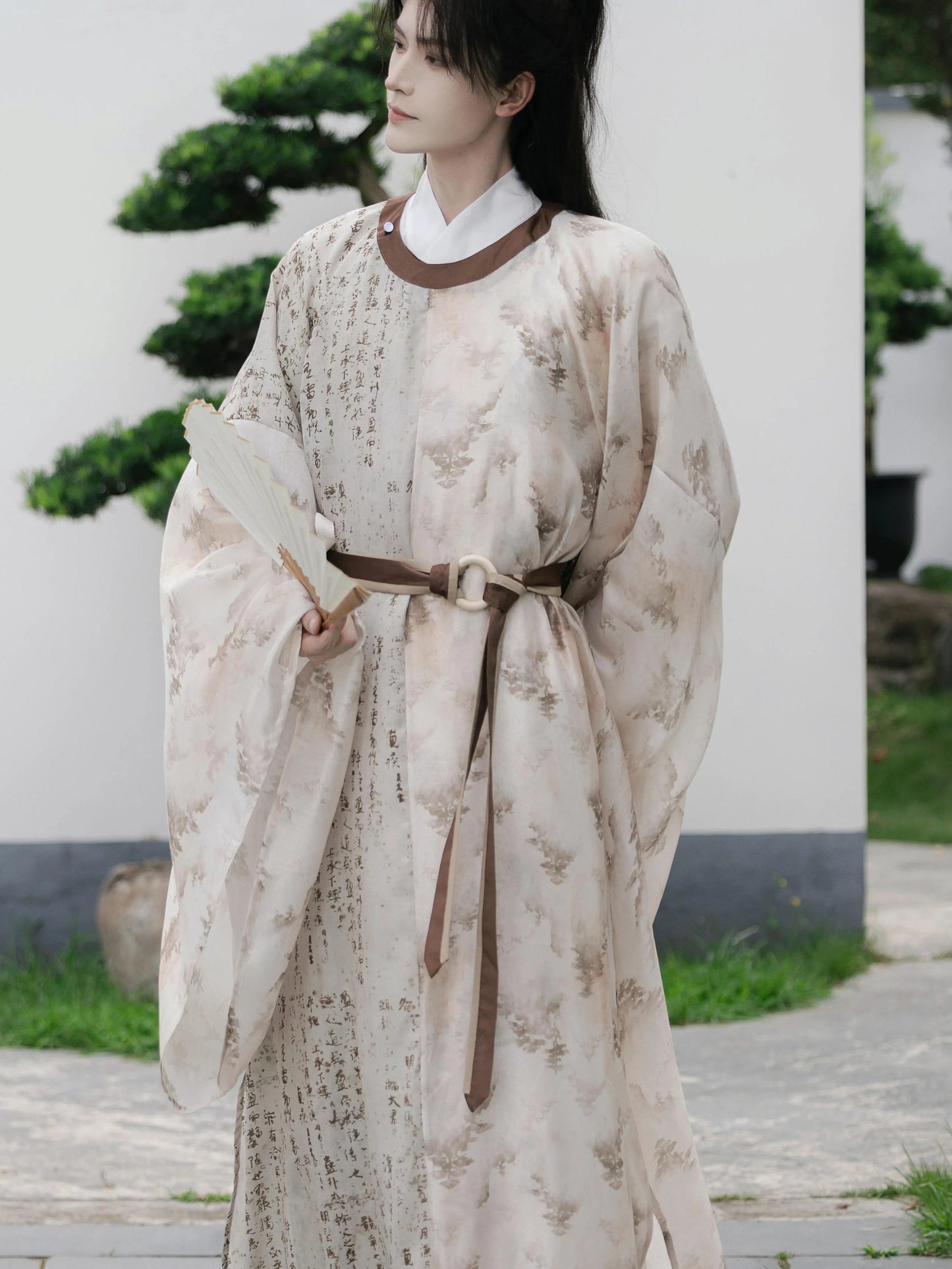 Song Dynasty Round Collar Robe - Yanchi 砚池