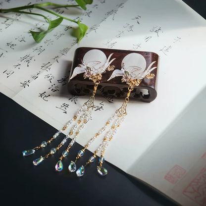 Hair Clips: Crane