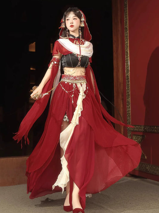 Desert Traveler - Dunhuang Fairies Feitian Tang Dynasty Costume (Preorder)
