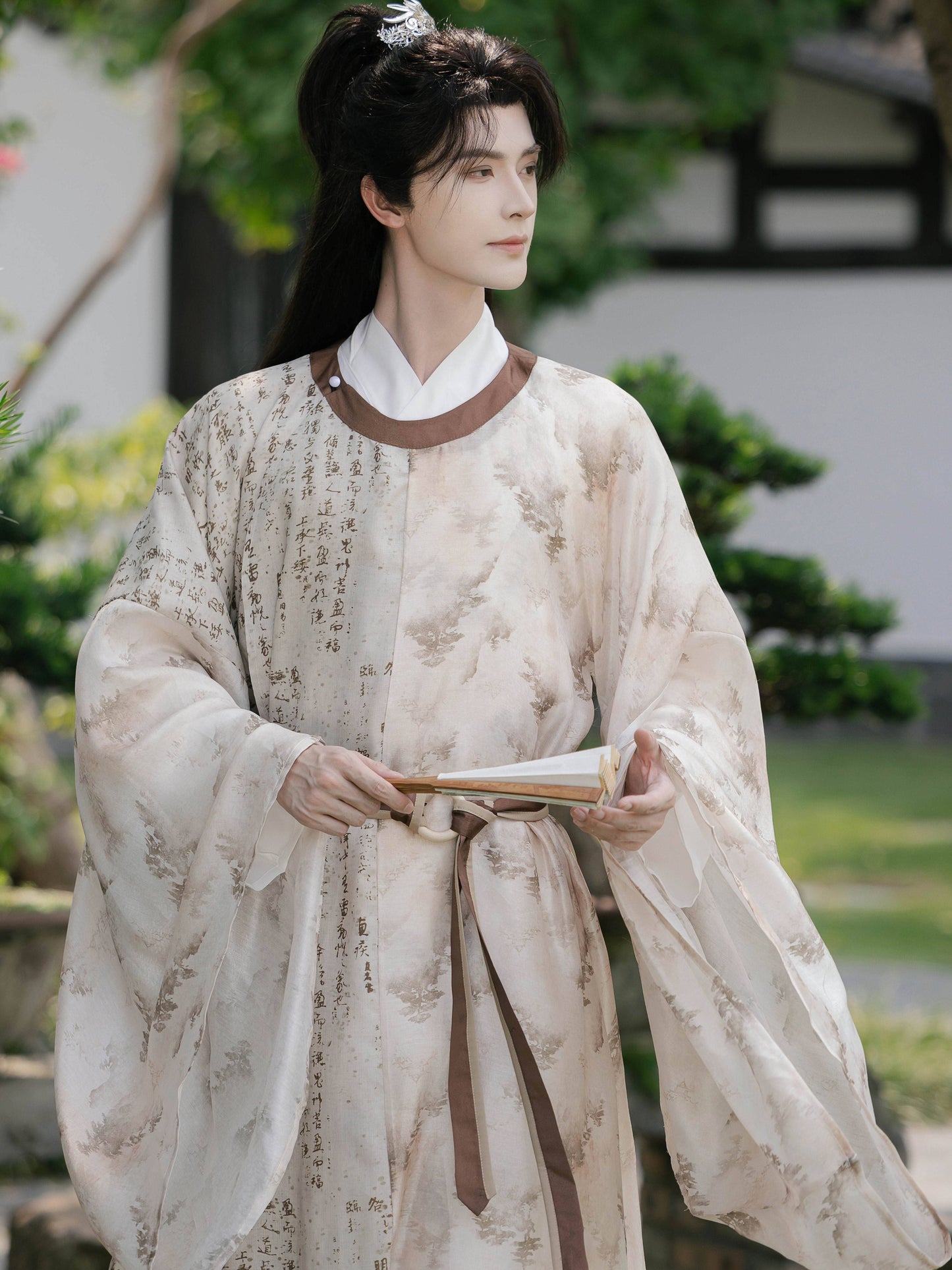 Song Dynasty Round Collar Robe - Yanchi 砚池