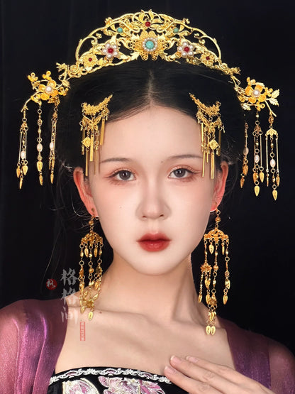 Hanfu Hair Accessories Set: Ming Phoenix