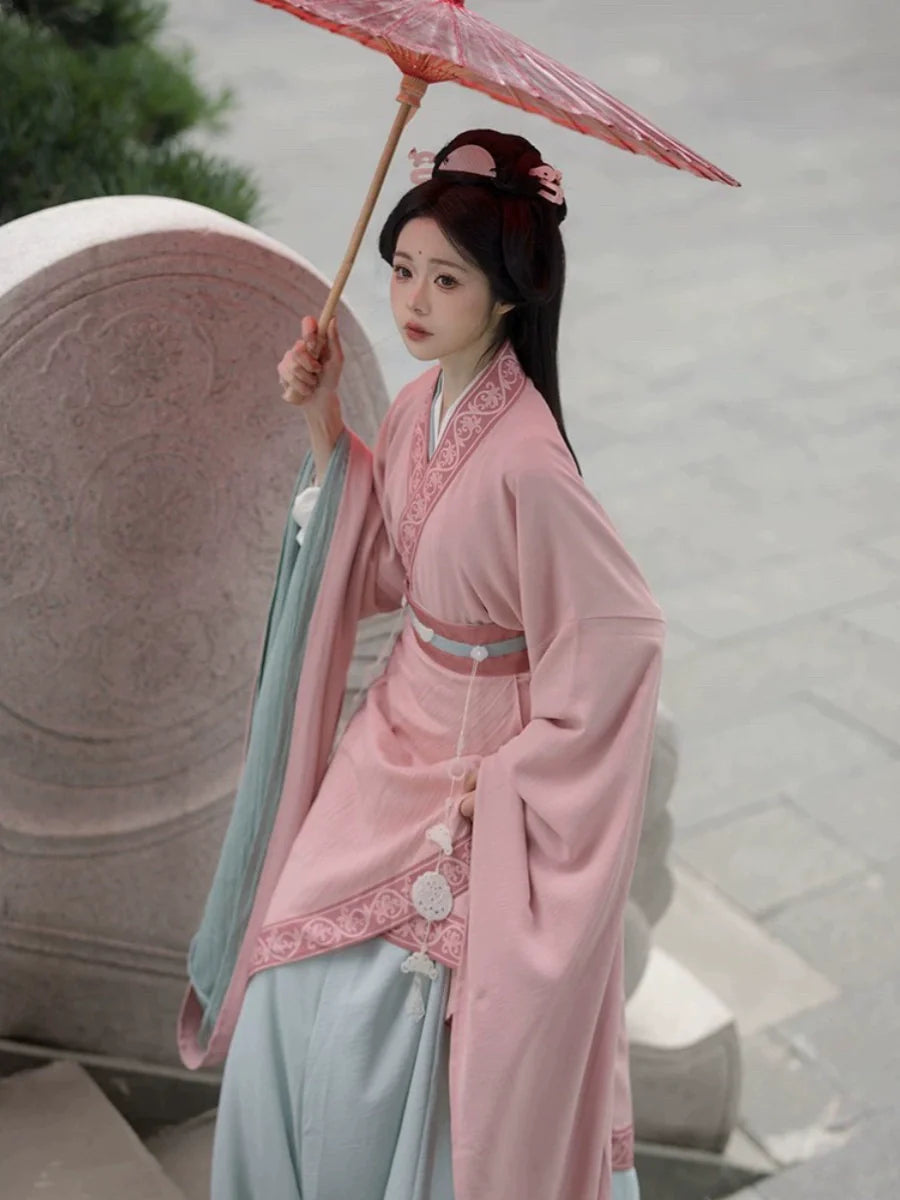 Xiaoyu 小玉 - Wei Jin Fairy Style Cross Collar Qiyao Ruqun