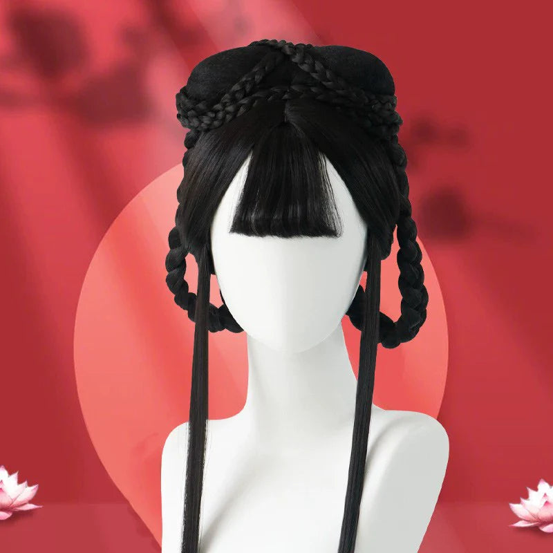 Clear Snow - Chinese Style Hair Wig for Hanfu