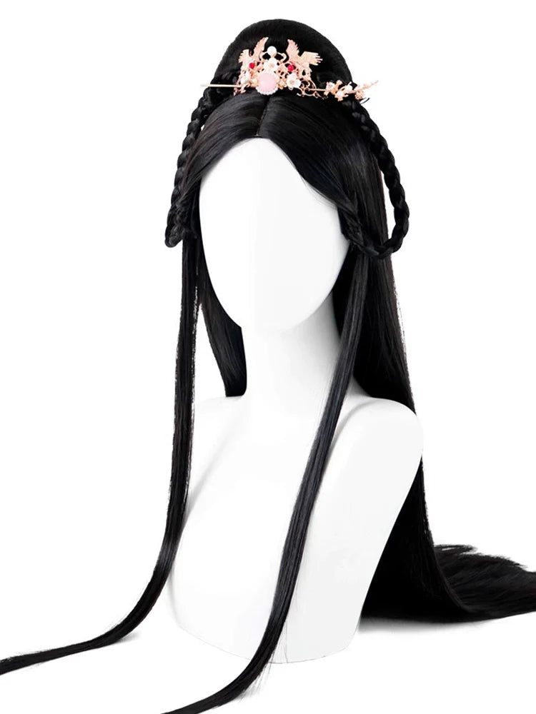 Sunset Glow - Chinese Style Hair Wig for Hanfu