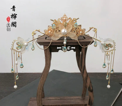 Hanfu Hair Accessories Set: Linyu