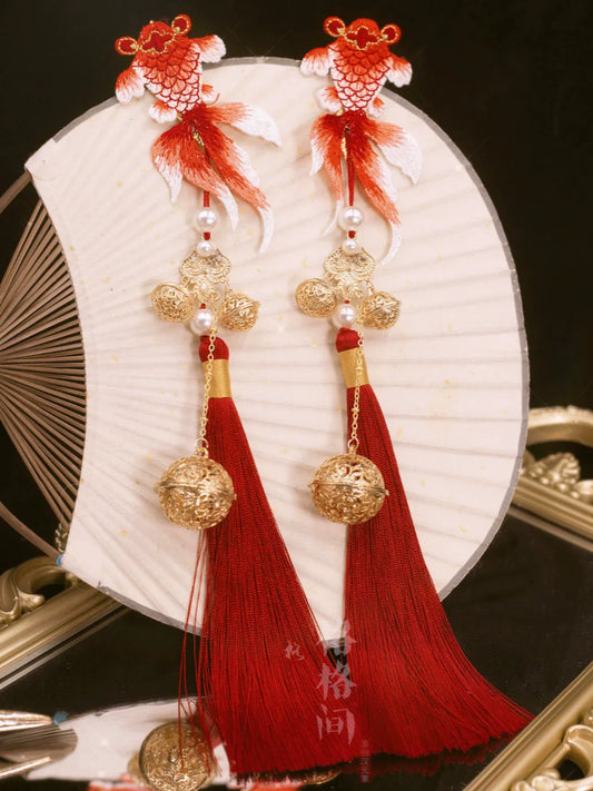 Chinese New Year Hanfu Hair Accessories: Koi