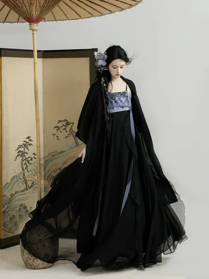 Black Kite - Song Dynasty New Chinese Style Hanfu Dress