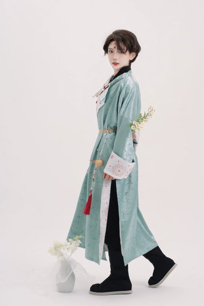 Tang Dynasty Hanfu Robe - Fleur Fountain 花辰
