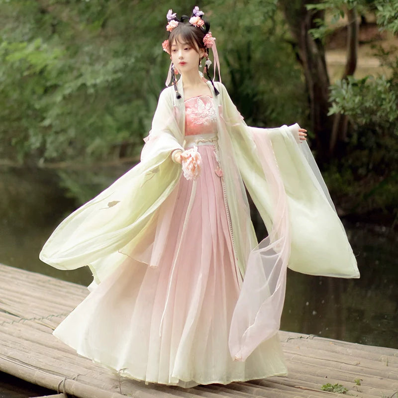 Mengdie 梦蝶 - Tang Dynasty Style Qiyao Ruqun