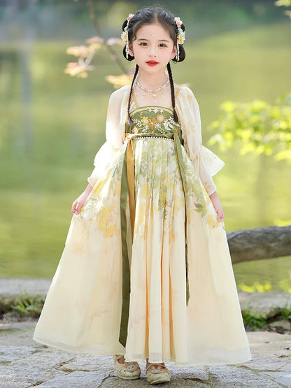 Wind Princess - Tang Dynasty Hanfu Dress for Girls
