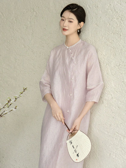 Violaine - New Chinese Style Summer Cheongsam (Preorder)