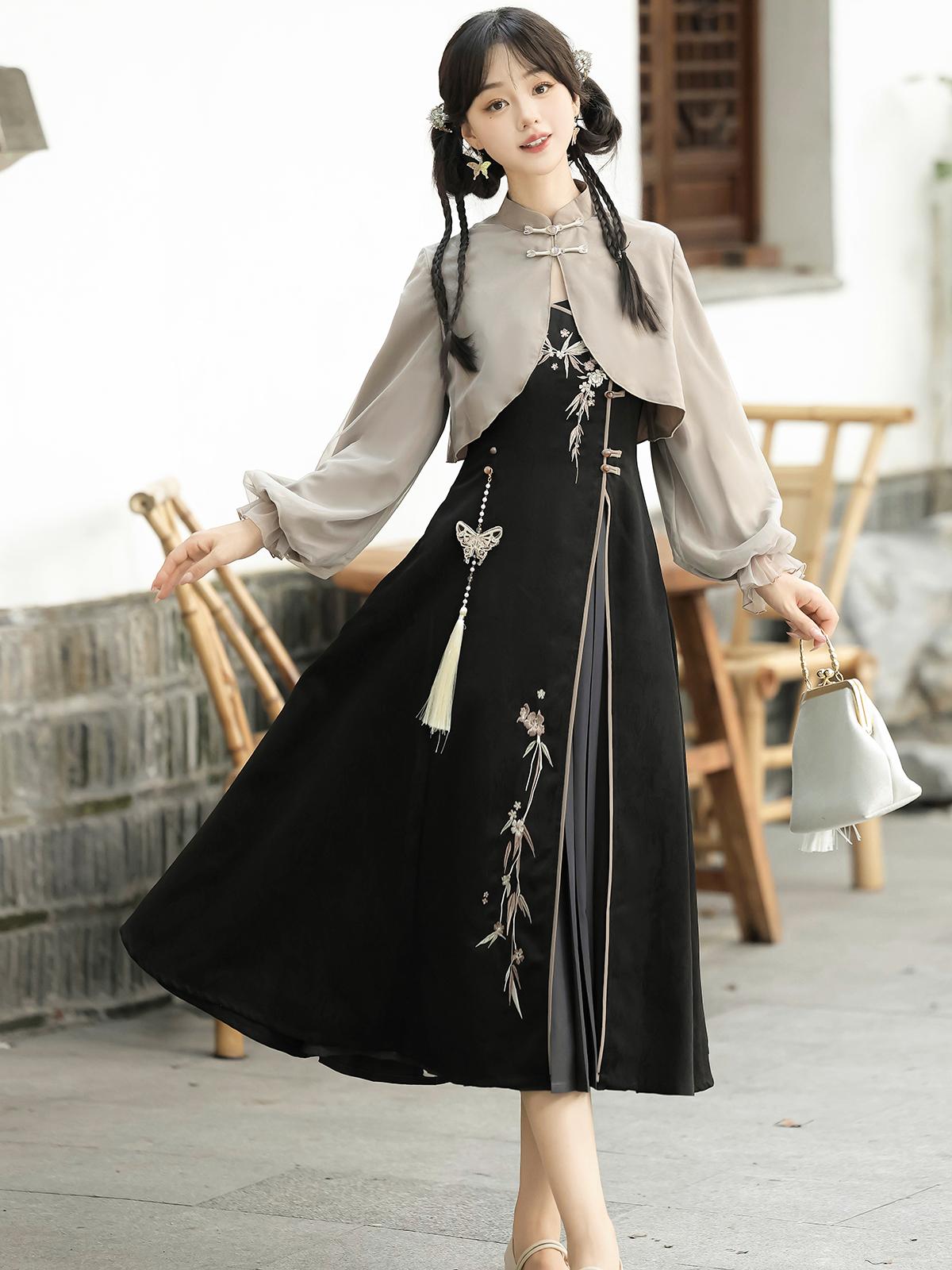 Butterfly Ash 蝶烬 - New Chinese Style Summer Sundress