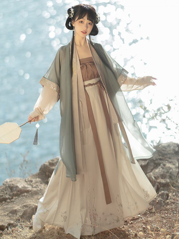 Xi Qingtang - Song Dynasty Style Qiyao Ruqun Hanfu