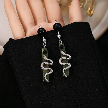 Spirit Snake Chinese Style Earrings