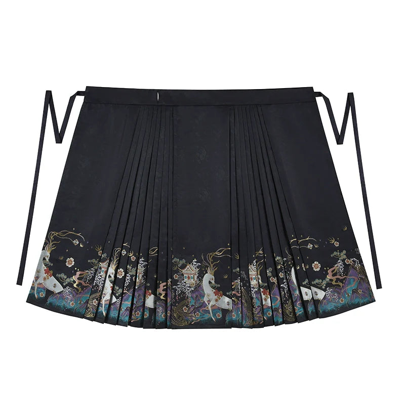 Ming Dynasty Modern Hanfu and Mamianqun, Xianlu Shadow 仙麓影