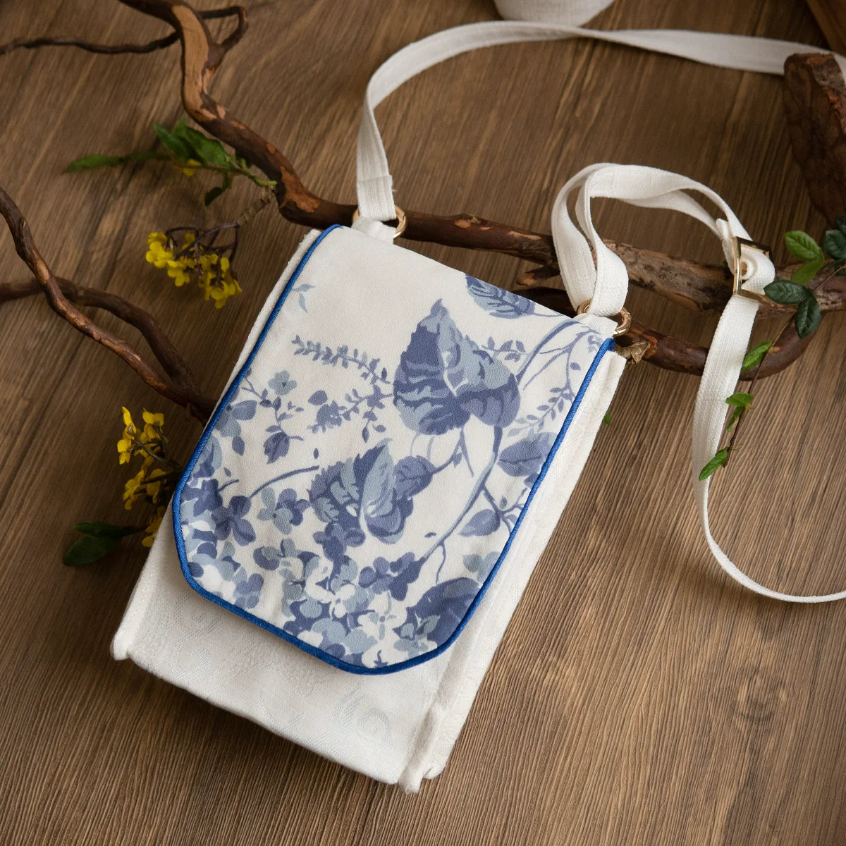 Porcelain Crossbody Phone Bag for Women