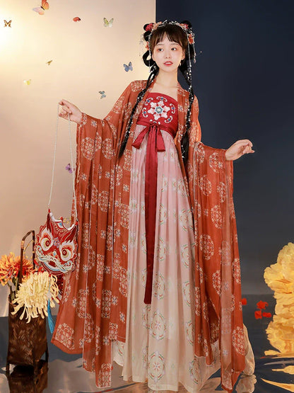 Lin'an Yao 临安遥 - Tang Dynasty Style Hanfu Dress Heziqun
