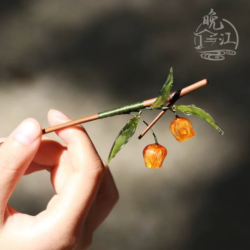 Hair Stick: Palace Lilies