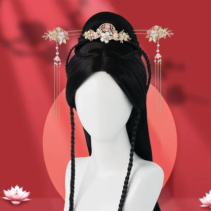Lotus Flower - Chinese Style Hair Wig for Hanfu