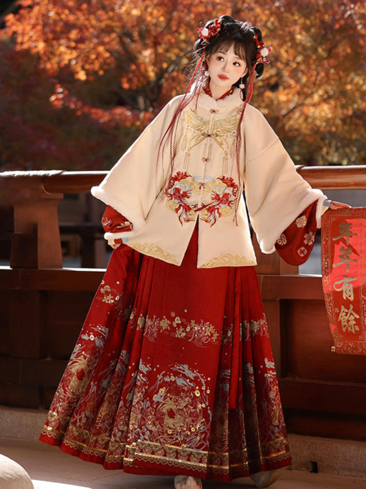Brocade Scales 锦鳞 - Mamianqun Ming Dynasty Hanfu Set