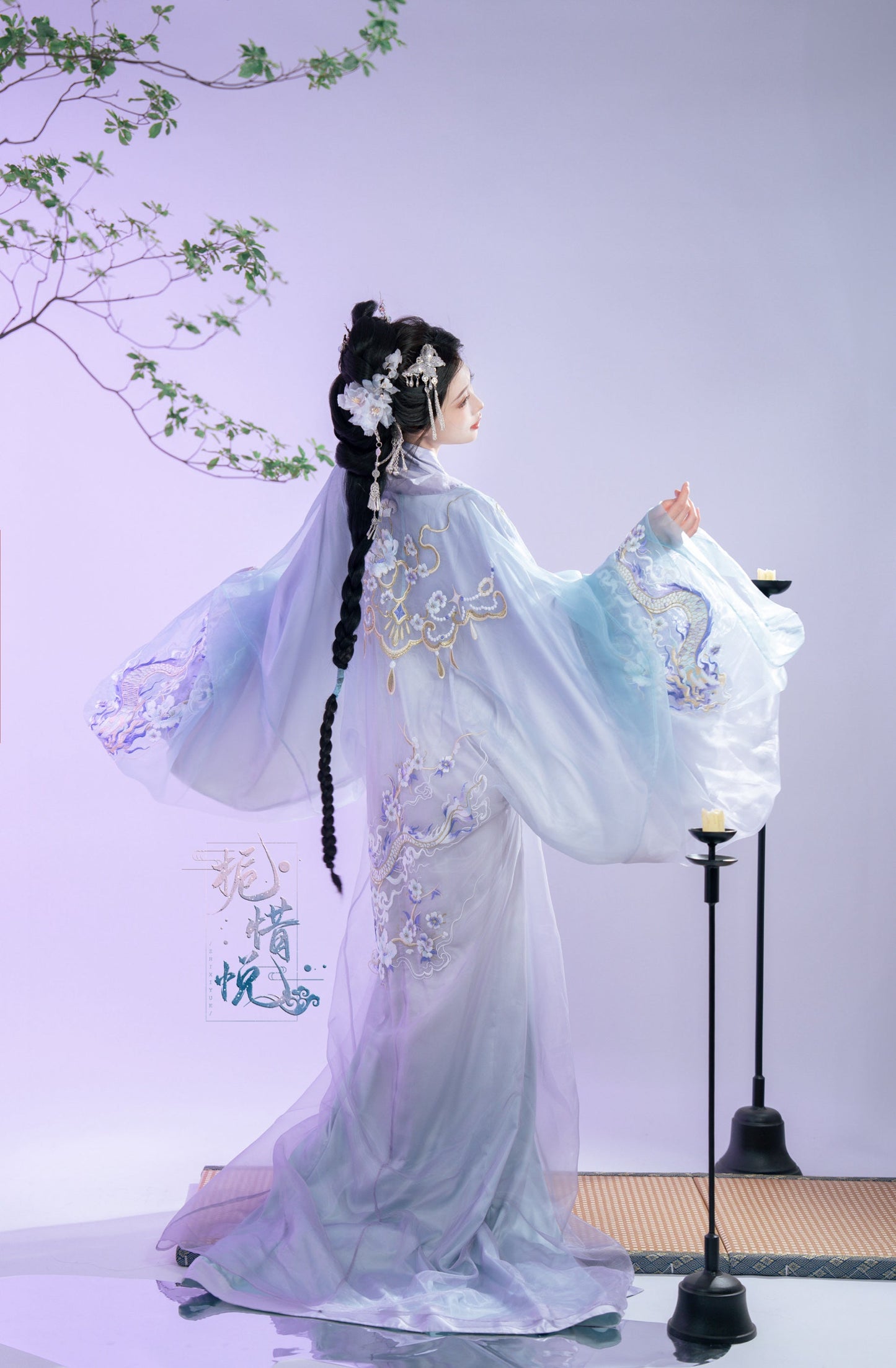 Gardenia - Warring States and Han Dynasty Straight Hem Robe