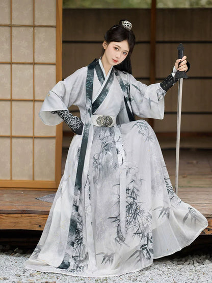 Wei Jin Wuxia Style Qiyao Ruqun - Seeking Tranquility 寻幽