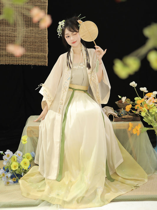 Qinghuan 清欢 - Song Dynasty Style Qiyao Ruqun Hanfu