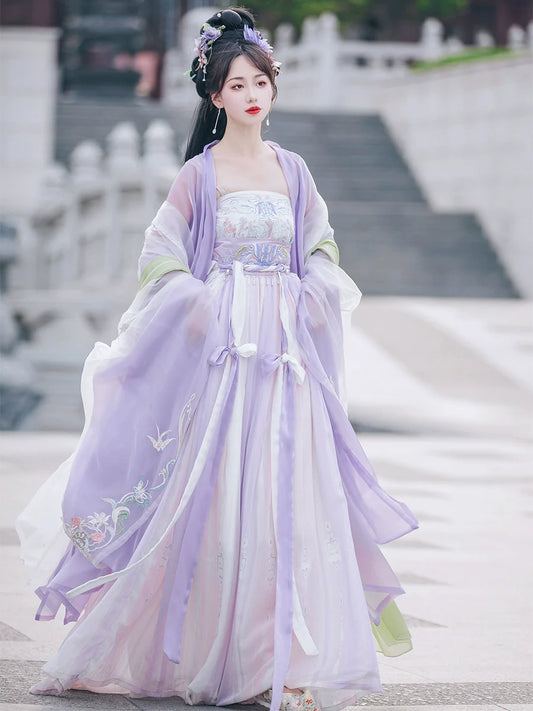 Little Grape 小葡萄 - Tang Dynasty Style Hanfu Dress Heziqun
