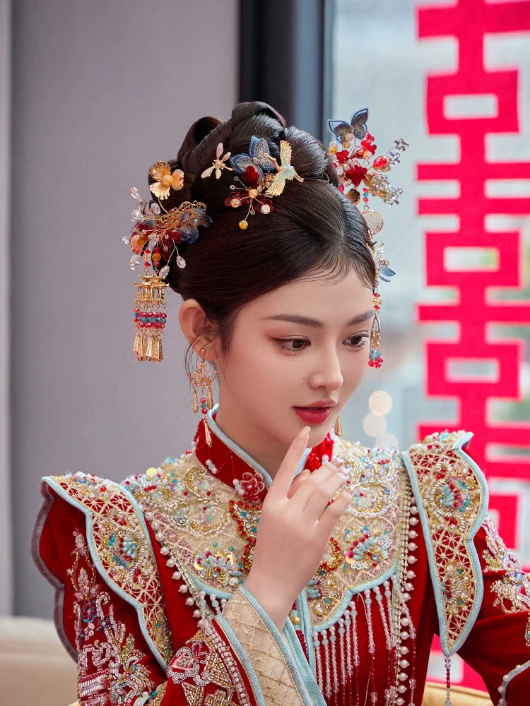 Chinese Wedding Hair Accessories: Infinite Affection