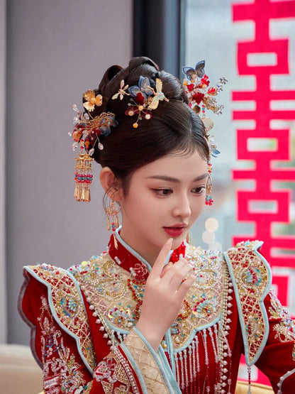 Chinese Wedding Hair Accessories: Infinite Affection