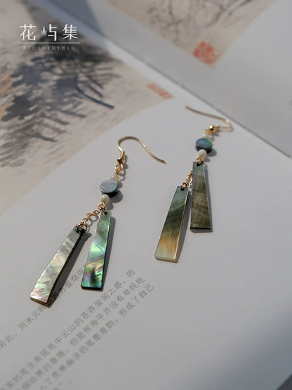 Ancient Shells Chinese Style Earrings