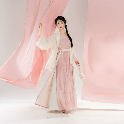 Peach Blossom Yogurt 桃花酪 - Song Dynasty New Chinese Style Outfit (Preorder)